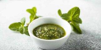 pesto menta noci ricetta FOTO ricettasprint