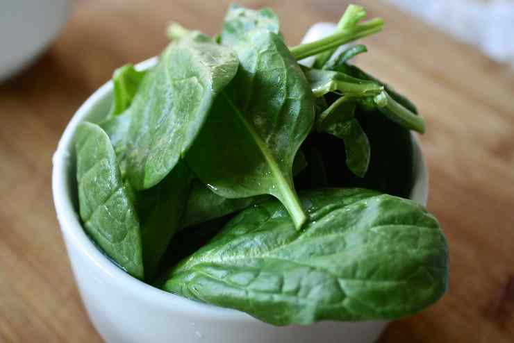 Risotto cremoso con spinaci