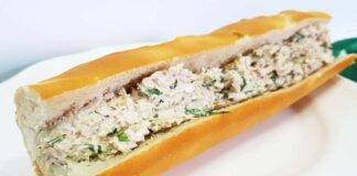 sandwich crescenza fiori zucca tonno ricetta FOTO ricettasprint