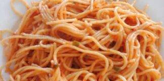 spaghetti patate paprika ricetta FOTO ricettasprint