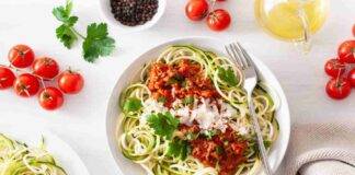 spaghetti pomodori zucchine burrata ricetta FOTO ricettasprint