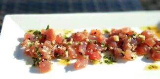 tartare tonno sesamo ricetta FOTO ricettasprint