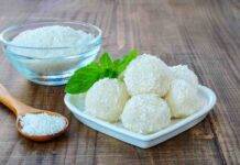 Tartufi menta cioccolato bianco e cocco