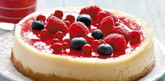 cheesecake yogurt e frutti frutti