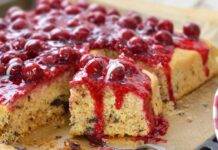 Torta con gocce di cioccolato