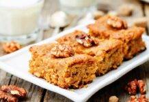 Dolce integrale con noci