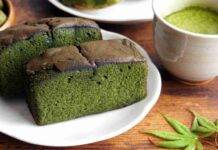 Torta soffice giapponese al pistacchio