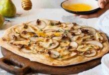 focaccia dolce pera noci e miele