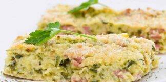 gateau cremoso di zucchine e prosciutto ricettasprint