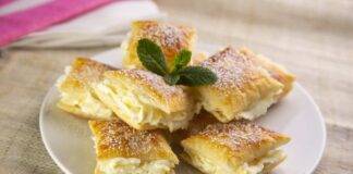 Dolci sfogliati alla crema