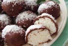 Bocconcini ricotta cioccolato e cocco | un delizioso dessert Bocconcini ricotta cioccolato e cocco