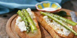 bruschetta asparagi ricetta FOTO ricettasprint