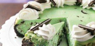 Torta fredda latte e menta