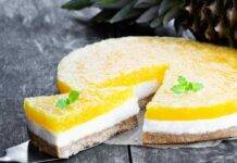 torta fredda ananas