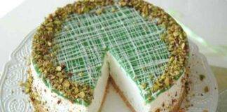 cheesecake pistacchio yogurt ricetta FOTO ricettasprint