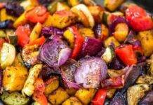 Cianfotta napoletana cotta al forno, nuova versione della tradizionale ricetta Verdure miste al forno