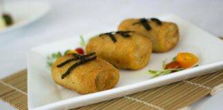 Finger food di formaggio con ortaggi