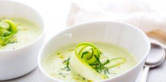 crema fredda yogurt zucchine ricetta FOTO ricettasprint