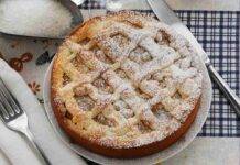 Crostata pesche e noci