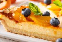 Crostata fredda con albicocche
