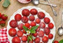 Crostata fredda di fragole e mascarpone | fresca e deliziosa Crostata fredda di fragole e mascarpone