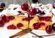 Dolce con formaggio e frutta