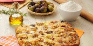 Focaccia soffice fichi e gorgonzola ricettasprint