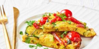 Frittata con peperoni