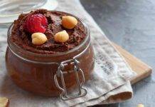 Hummus di ceci al cioccolato fondente