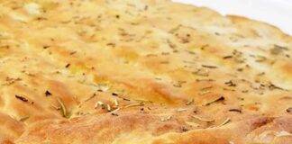 Focaccia olio e origano senza glutine ne lattosio