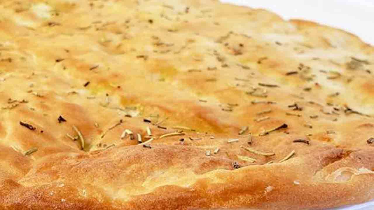 Focaccia olio e origano senza glutine ne lattosio