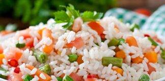Finger foor di riso con verdure e pesce