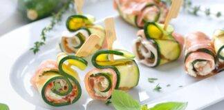 Involtini di zucchine farcite