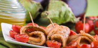 Involtini fritti di melanzane
