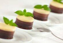 Mini cheesecake ai 3 cioccolati