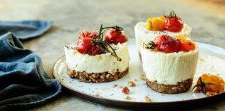 mini cheesecake caprese ricetta FOTO ricettasprint