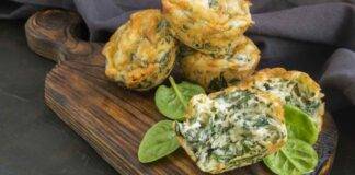 Muffin frittata con spinaci