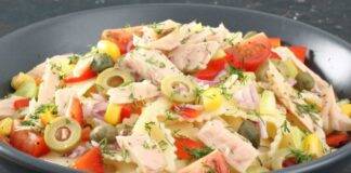 Farfalle con pesce