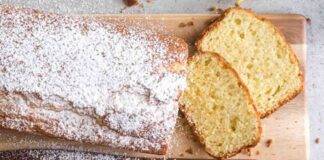 Dolce keto al succo di limone e cocco