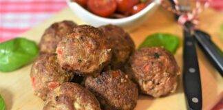 Polpette di carne ai pomodorini e basilico ricettasprint