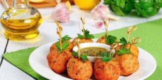 Polpette di pesto di basilico