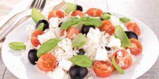 Insalata riso caprese