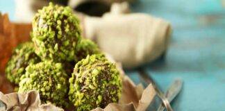 Rocher al pistacchio nocciole e cioccolato