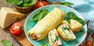 frittata fredda con spinaci