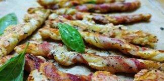 Stick di melanzane al bacon