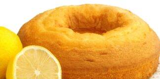 Torta ciambella al limone