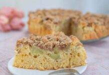 Torta con kiwi