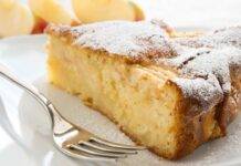 Torta di mele senza uova e