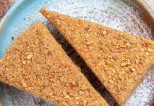 Dolce con frutta e formaggio