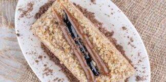 Dolce estivo fresco con cioccolato
